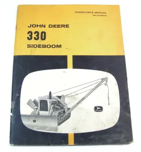 OM-W12209W Deere Sideboom Crawler Wheel Tractor Operators
