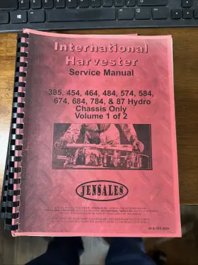IH-S-385 JENSALES Service Manual Tractor