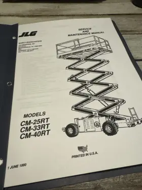 3120660 JLG Service Manual Book Repair Scissor Lift Copy