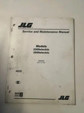 3120768 JLG Electric Scissor Lift Service Manual