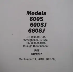3121207 JLG Aerial Boom Lift Illustrated Manual Book Catalog #2