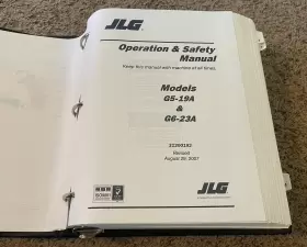 G6-23A JLG Telehandler Safety Operator Manual