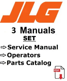 X770AJ JLG Boom Lifts Service Repair Operators Manual Catalog