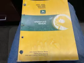 OMRW25629 JOHN DEERE Row Crop Tractor Operator Manual
