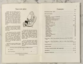 416A JOHN DEERE Owners Manual Integral Moldboard Plows Om #3