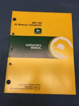 AMT622 JOHN DEERE Material Transporter Operators Manual