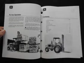 JD480-A JOHN DEERE Forklift Tractor Operators Manual #2