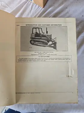 JD850 JOHN DEERE Crawler Bulldozer Tractor Manual #2