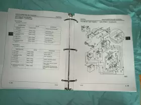 LX186 JOHN DEERE Ride Lawn Mower Service Manual Binder #3