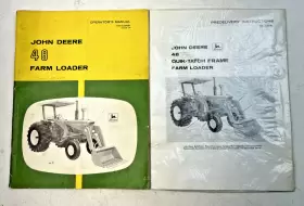 OM-C20081 JOHN DEERE Farm Loader Operators Manual Predelivery