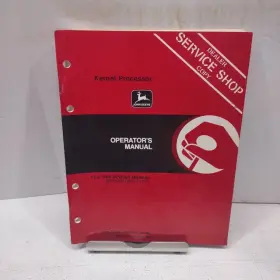 OM-E76112 JOHN DEERE Kernel Processor Operators Manual Nos
