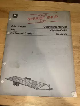 OM-GA10173 JOHN DEERE Implement Carrier Operators Manual