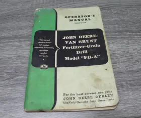 OM-M15-1252 JOHN DEERE Van Brunt Fertilizer Grain Drill Book OM-M15-1252 JOHN DEERE Van Brunt Fertilizer Grain Drill Book