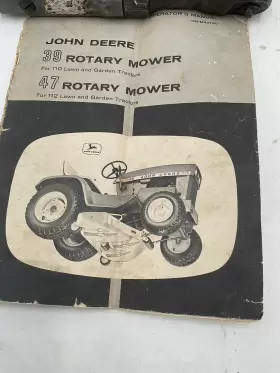 OM-M42780 JOHN DEERE Rotary Mower Lawn Garden Tractors Manual
