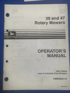 OM-M48953 JOHN DEERE Manual Rotary Mowers #2