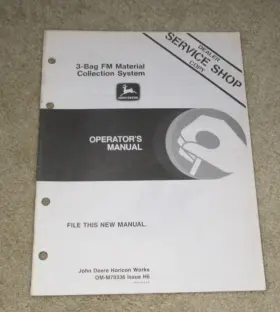 OM-M70336 JOHN DEERE Fm Material Operators Manual