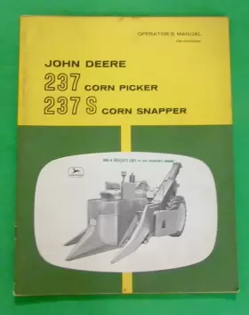 OM-N159089 JOHN DEERE Corn Picker Snapper Operators Manual