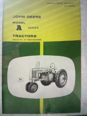 OM-R2000 JOHN DEERE Tractors Operators Manual