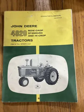 OM-R41754 JOHN DEERE Row Crop Standard Tractor Operators Farm