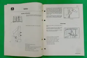 OM-W21480 JOHN DEERE Farm Loader Operators Manual #3