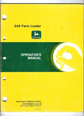OM-W38890 JOHN DEERE Farm Loader Tractor Operators Manual