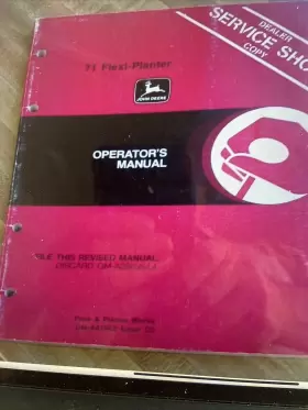 OMA41062 JOHN DEERE Flexi Planter Operators Manual Book #2