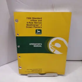 OMA52743 JOHN DEERE Standard Planter Operators Manual Nos