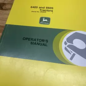 OMAL153481 JOHN DEERE Farm Tractor Operators Manual #2