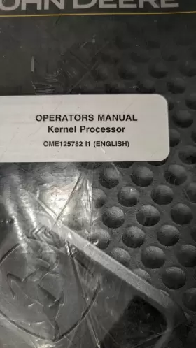 OME125782 JOHN DEERE Kernel Processor Operators Manual Gc #2 OME125782 JOHN DEERE Kernel Processor Operators Manual Gc #2