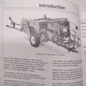 OME83025 JOHN DEERE Bale Ejector Operators Manual Ome Nos #3