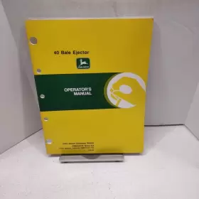 OME83025 JOHN DEERE Bale Ejector Operators Manual Ome Nos