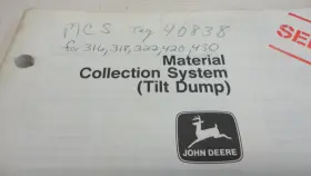 OMM86741 JOHN DEERE Garden Tractor Tilt Dump Material Manual #2