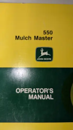 OMN200403 JOHN DEERE Mulch Master Operators Manual Gc #2