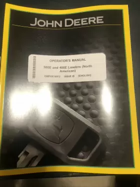 OMPXX10912 JOHN DEERE Operators Manual Loaders Nos