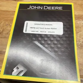OMR105798 JOHN DEERE Tractor Am Fm Touch Radios Operators