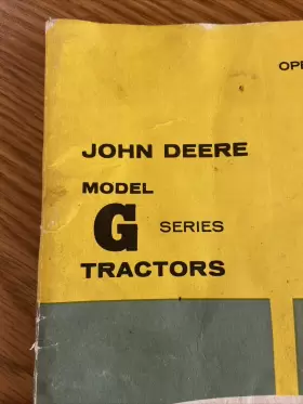 OMR2009 JOHN DEERE Tractor Operators Manual Book #2