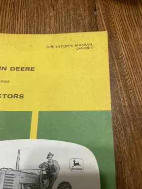 OMR2011R JOHN DEERE Tractor Operators Manual Book #3