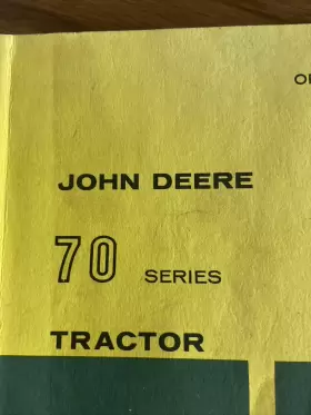OMR2035 JOHN DEERE Tractor Operators Manual Book #2