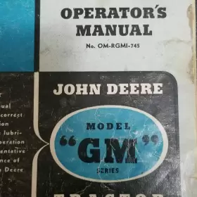 OMRGMI745 JOHN DEERE Operators Manual Gm #2