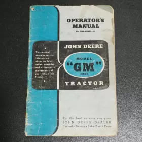 OMRGMI745 JOHN DEERE Operators Manual Gm