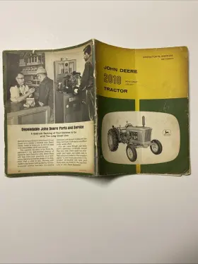 OMT14690 JOHN DEERE Row Crop Utility Tractor Operators Manual #3