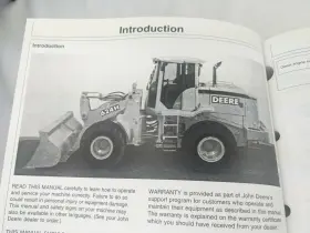 OMT180472 JOHN DEERE Loader Tool Carrier Operators Manual #3