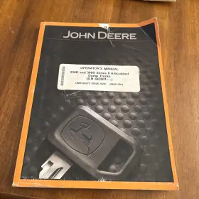 OMT264275 JOHN DEERE Artic Dump Operators Manual Operation