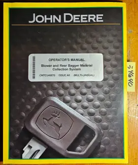 OMTCU40070 JOHN DEERE Blower Rear Bagger Mcs Material Manual