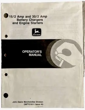 OMTY21611 JOHN DEERE Battery Engine Starters Amp