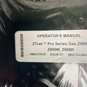 OMUC10539 JOHN DEERE Ztrak Pro Gas Operators Manual #3