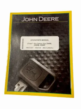 OMUC22307 JOHN DEERE Ztrak Pro Gas Operators Manual