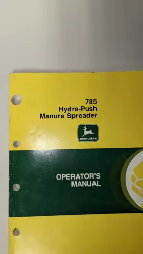 OMW40705 JOHN DEERE Hydra Push Manure Spreader Operators #3