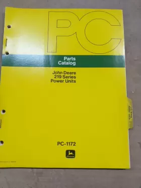 PC-1172 JOHN DEERE Power Catalog