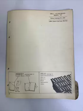 PC-246 JOHN DEERE Catalog Grain Drill Van Brunt